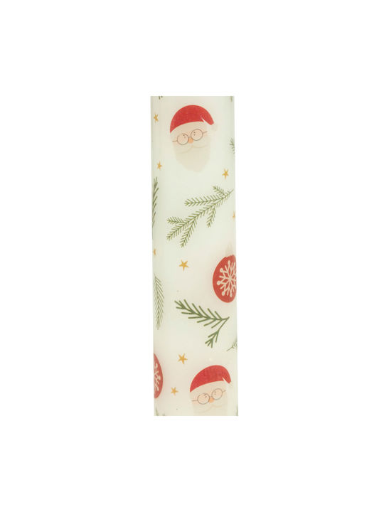 Lumânare Decorativă Santa Conic Albă 24.5cm 2 Bucăți