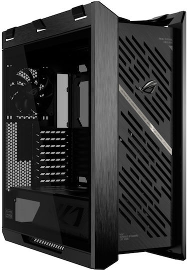 Asus ROG Strix Helios II Gaming Midi Tower Computer Case with Side Window and RGB Lighting Black