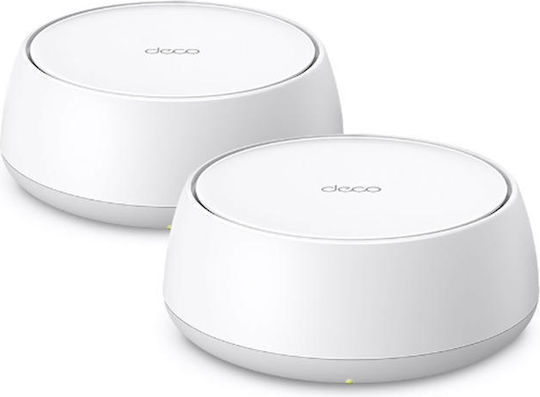 TP-LINK Deco BE22 Access Point με Mesh Wi‑Fi 7 Dual Band (2.4 & 5GHz) Διπλό Kit Λευκό