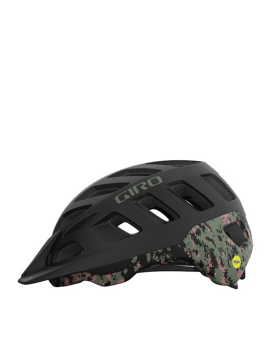 Giro Каска за колоездене Mountain с MIPS защита Зелен