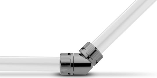 Ekwb Ek-quantum Torque Static Ff 45° Fittings Μαύρο