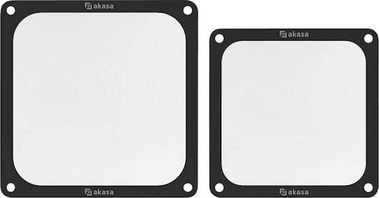Akasa Strong Magnetic PC Fan Filters Pack Three 14 cm Black