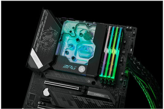 Ekwb M/b Block Ek-quantum Momentum Mpg Z590 Gaming Carbon - Ek X Edition Воден блок за процесор