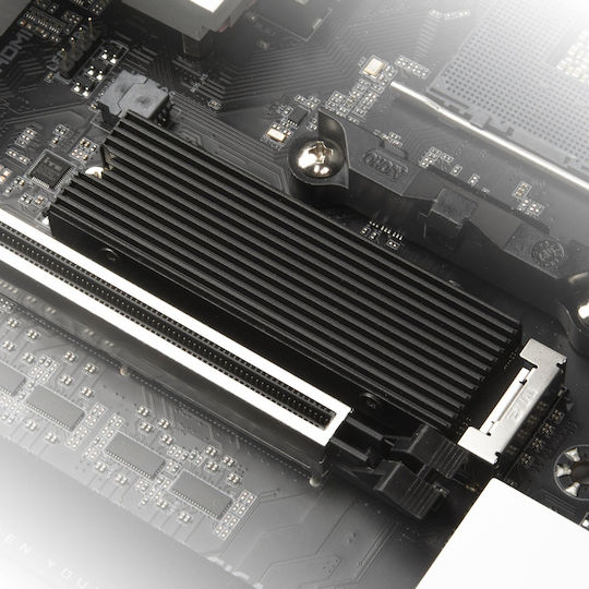 Silverstone M.2 Passive Cooler Slim-profile Aluminum Black M.2 SSD-Kühlung Schwarz