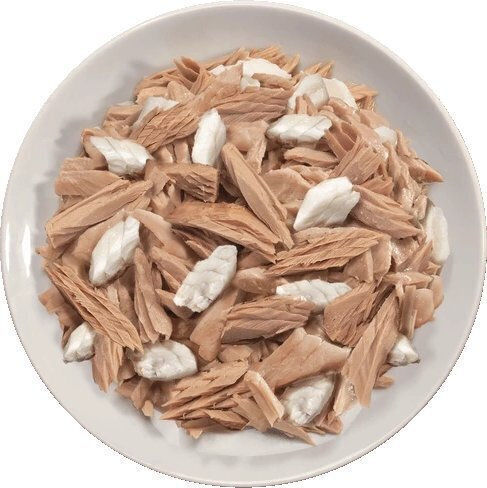 Nassfutter für Katzen mit Thunfisch und Meerbrasse 70gr