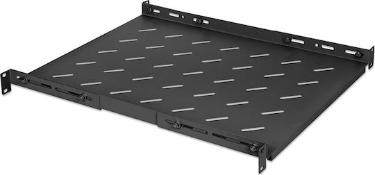 Zubehör Netzwerkschrank Intellinet 19" Regal Variable Schienen 550mm tief Schwarz