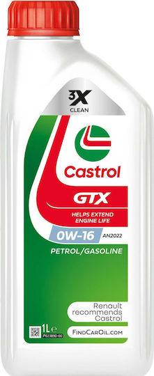 Castrol GTX Car Oil 0W-16 1lt