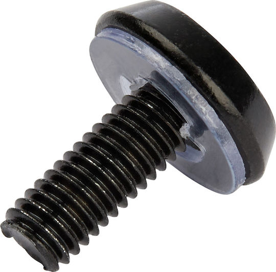 10-32 Rack Screws Nuts 50 Pieces Black