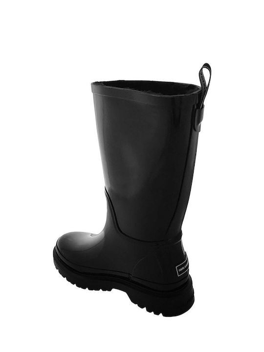Damen Gummistiefel Schwarz