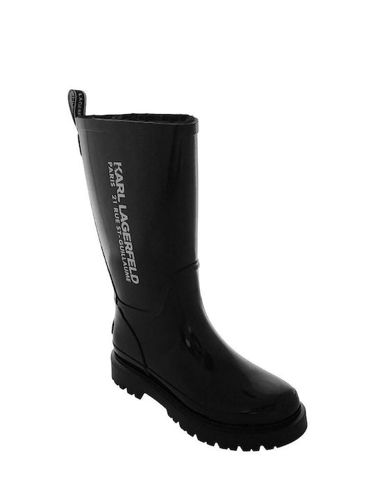 Damen Gummistiefel Schwarz