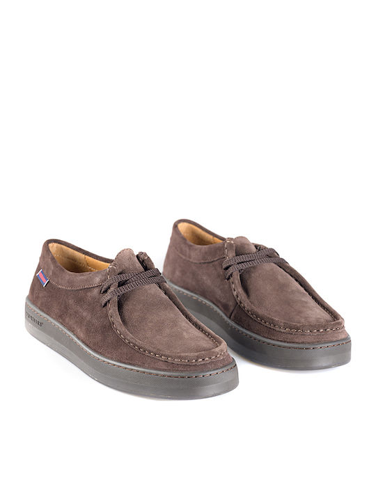 Men's Suede Moccasins Brown