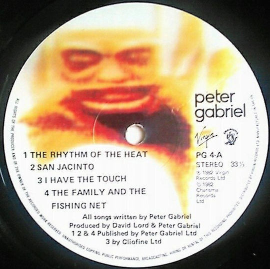 Tbd Peter Gabriel 4 Security Vinyl