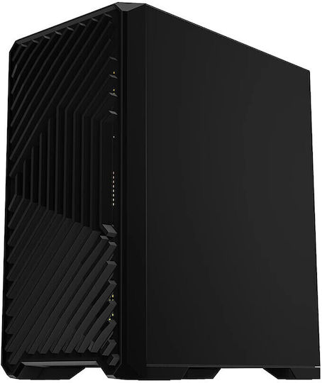 1STPLAYER Trilobite T5 Gaming Mini Tower Κουτί Υπολογιστή με Πλαϊνό Παράθυρο Μαύρο