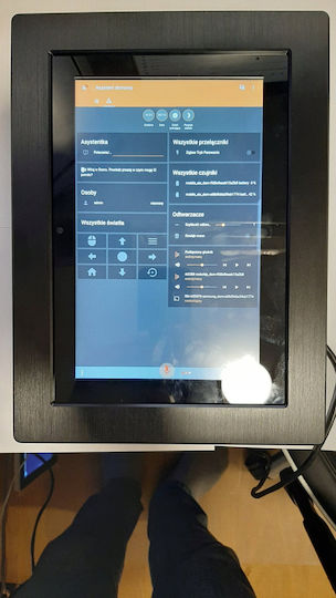 Allnet Touch Display Tablet 10 Inch Eg Narrow Silver Cover Mounting Frame