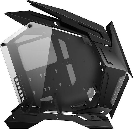 Jonsbo MOD3 Gaming Full Tower Κουτί Υπολογιστή με Πλαϊνό Παράθυρο και RGB Φωτισμό Μαύρο