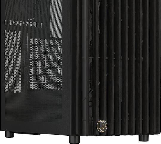 Asus ProArt PA401 Gaming Middle Tower Carcasă PC cu Deschidere Laterală Wood Edition