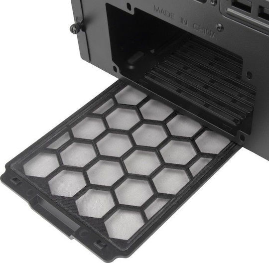 Silverstone Seta Q1 Midi Tower Κουτί Υπολογιστή Μαύρο