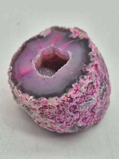 Geode Rosa Achat Kristalle Amethyst