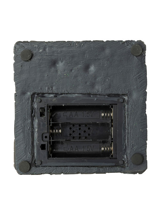 Christmas Illuminated Decorative Village Green with Battery with Music and Movement 24.5x12.5x12.5cm.