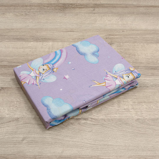 Lino Home Baby Sheets Set Crib Cotton Beige 120x180cm