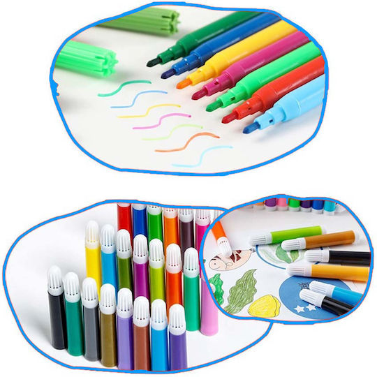 Painting Set in Case Pink 34x23.5cm 145pcs