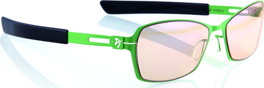 Arozzi Gaming-Brille Visione Vx-500 Grün Grün-schwarze Gestelle Bernsteinfarbene Gläser