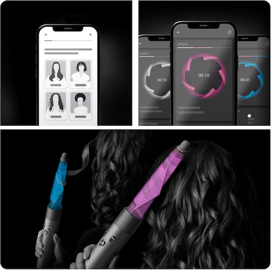 Dyson HS08 Airwrap i.d. Curly + Coily Electric Hair Brush With Air for Hair Straightening and Curls 1300W