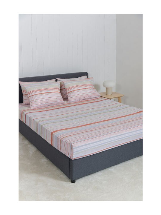 Naf Naf Sheet Sets King Size 270x280cm. Summit Red 4pcs