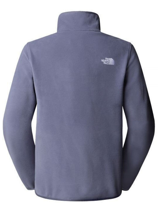 100 Glacier 1/4 Winter Women's Fleece Blouse with Zipper Twilight Galaxy