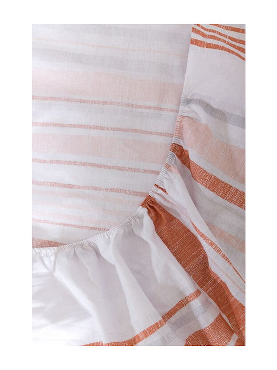 Naf Naf Summit Σετ Σεντόνια King Size με Λάστιχο 240x270εκ. Red (4τμχ)