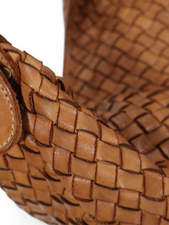 Leather Women's Hobo Bag Brown / Tan