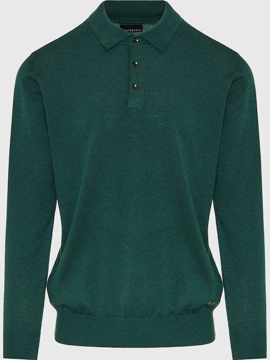 Polo Long Sleeve Blouse Green