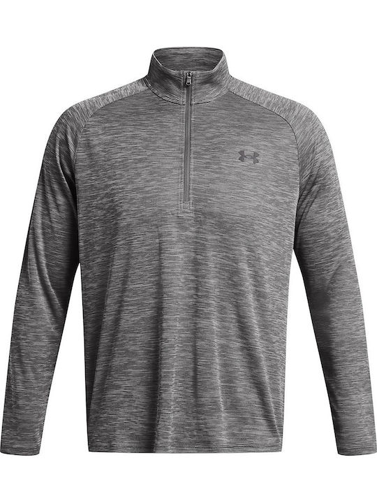 Athletic Long Sleeve Blouse Grey
