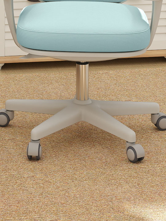 Vinsetto Office Chair with Adjustable Arms Light Green