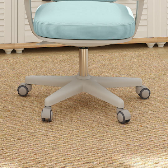 Vinsetto Office Chair with Adjustable Arms Light Green