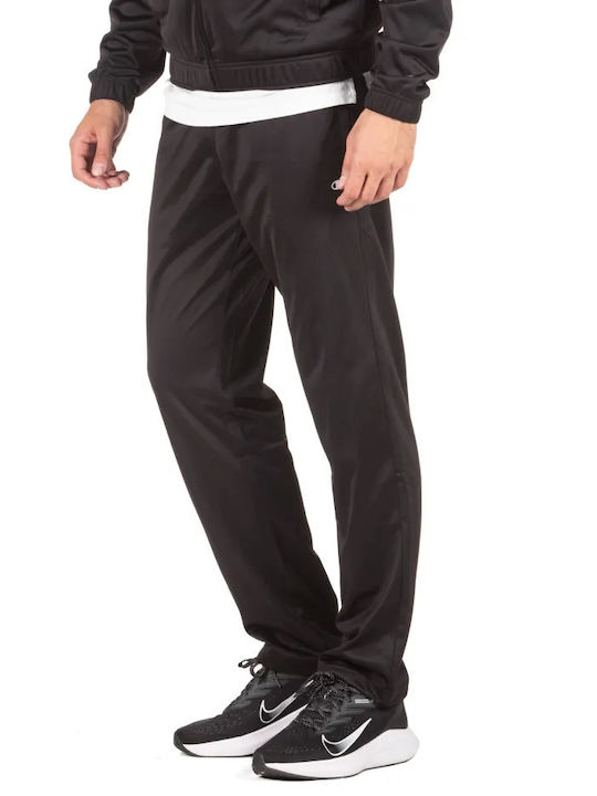 Tracksuit Set With Jacket Glossy Black