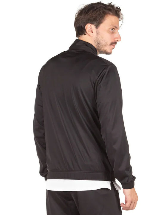 Tracksuit Set With Jacket Glossy Black