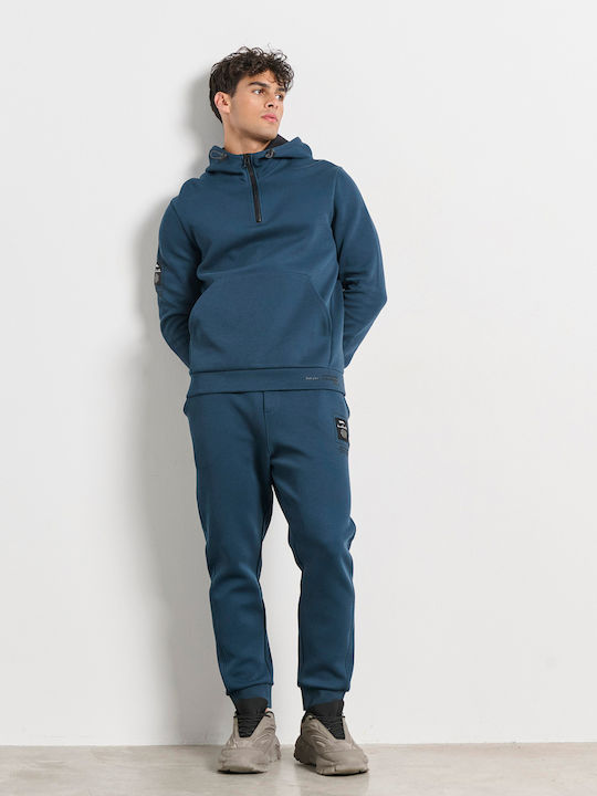 Authentic Sweatpants with Elastic Ocean