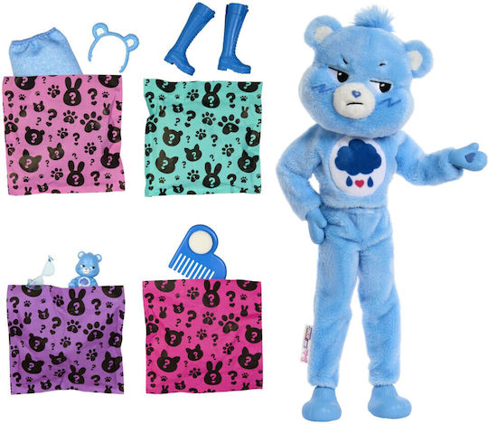 Barbie Cutie Reveal Care Bears Surprise Set Grumpy Bear Jcn96