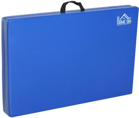 HomCom Klappbare Trainingsmatte Für Kunstturnen Blau (180x60x5cm)