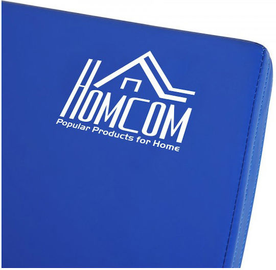 HomCom Klappbare Trainingsmatte Für Kunstturnen Blau (180x60x5cm)