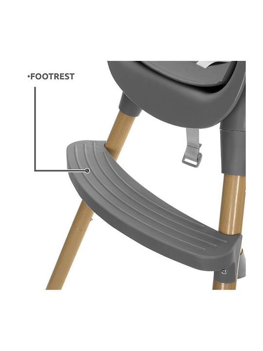 Lorelli Vanilla Baby Highchair 3 in 1 With Adjustable Height Black