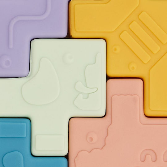 Miniland Rubber Animal Building Blocks For 1.5+ Years 10 Pieces