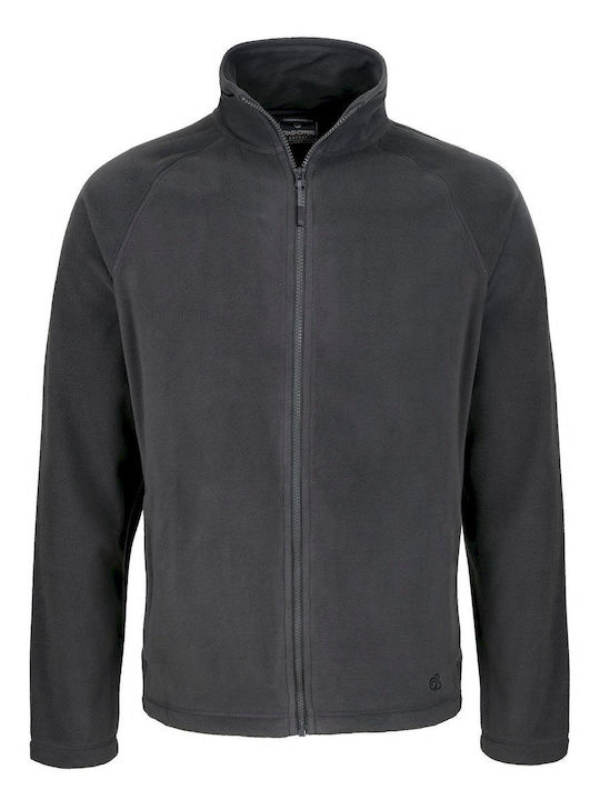 Men's Fleece Cardigan Gray