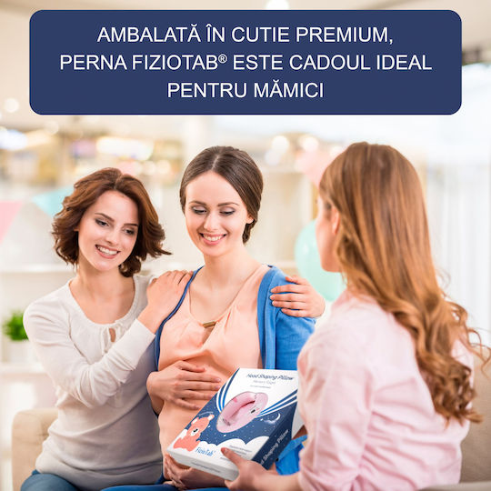 Perna De Somn Pentru Copii Din Spumă De Memorie Roz 20.5x25cm
