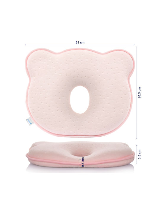 Perna De Somn Pentru Copii Din Spumă De Memorie Roz 20.5x25cm