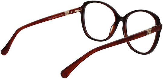 Max Mara Plastic Eyeglass Frame Brown MM 5052 092