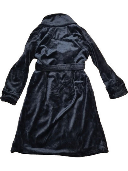 Cool Winter Herren-Robe Schwarz