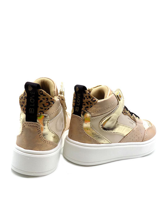 Kids Sneakers High Pink