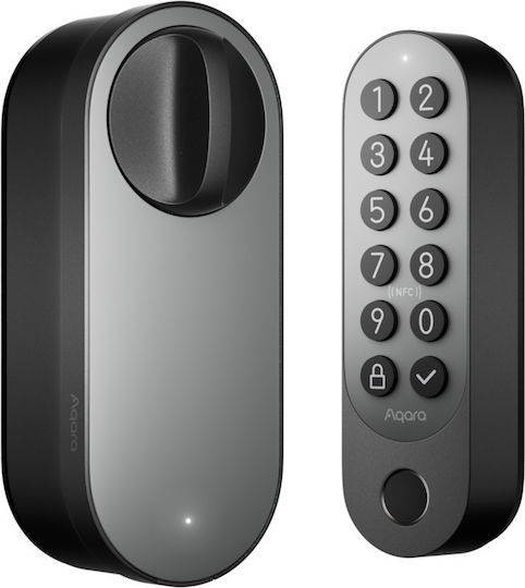 Aqara U200 Ηλεκτρονική Κλειδαριά με Σύνδεση Bluetooth Μαύρη